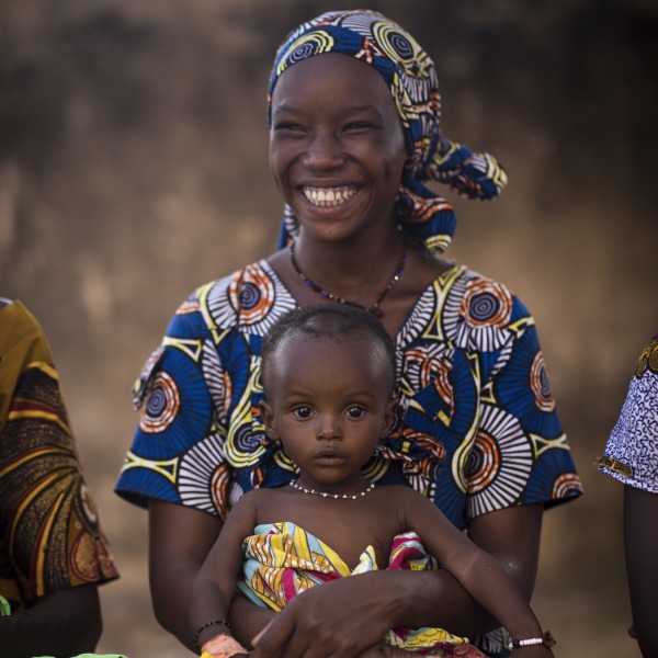 A mother and child in Mali